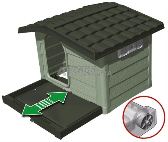 NICHE CHIEN LARGE VERT 110 X 94 X 77 CM - 2