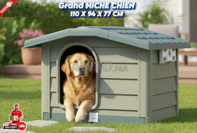 كوخ كلب كبير أخضر 110 × 94 × 77 سم
