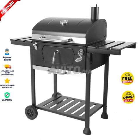 Excellent BARBECUE AU CHARBON SUR ROUES