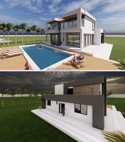 5000 mètres titrés avec permis de construire villa avec piscine