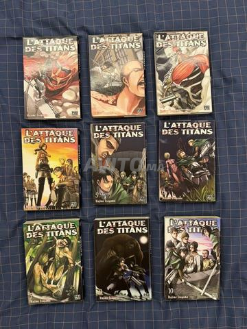 Manga Attaque des Titans (Snk) 1-2-3-4-5-6-7-9-10