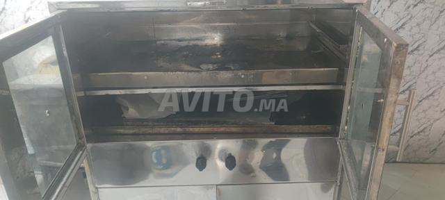 Four Inox en bon état, tout Inox, révisé, avec commande - 2