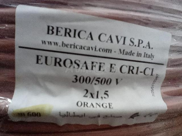 Câble Incendie 600M 2x1.5 CR1-C1 Italie 7DH/m - 2