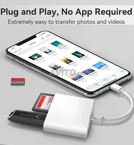 محول type-c قارئ USB-C SD/TF/Micro SD