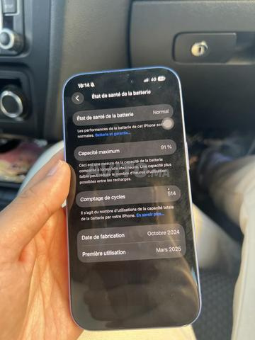 ايفون 16 عادي 91 f حالة البطارية - 2