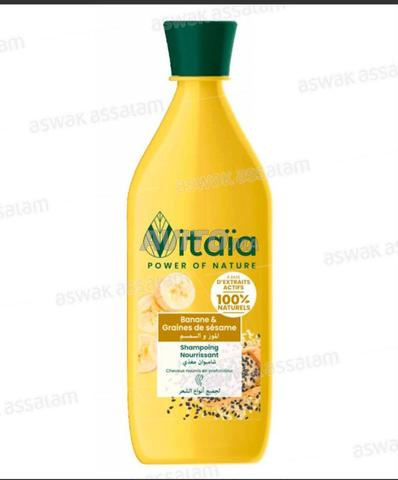 shampoing vitaia banane & graines de sesame