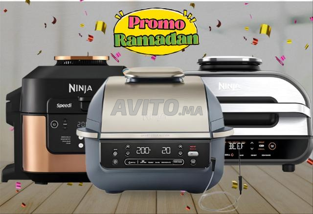 Air Fryer & Grill Ninja Machine Cuisine Sans Huile