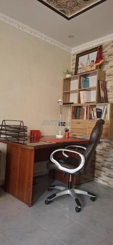 ​Bureau de Direction en Bois Massif Fauteuil Cuir