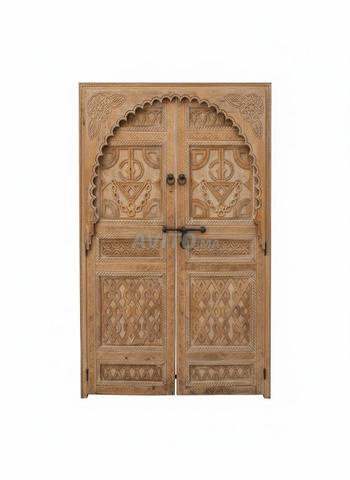 Portes en bois de luxe sculptées à la main - Élégance traditionnelle