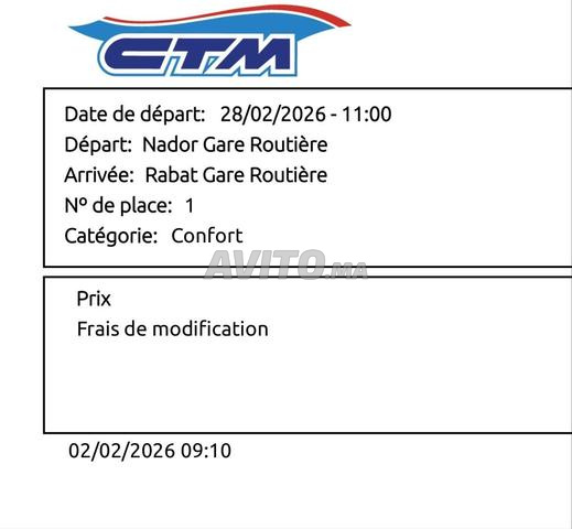 Billet CTM