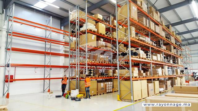 Rack à palettes – Installation clé en main