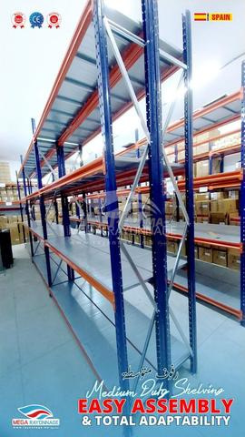 Rayonnage Métallique Mi-Lourd - Aménagement Pro