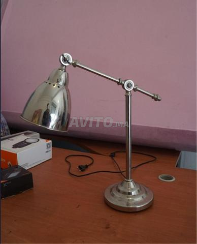 Lampe de bureau style atelier métal