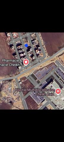 بقعة سكنية. 106 متر مربع. واجهتين. الشيخ زايد.