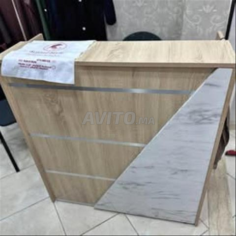 Comptoir d'accueil avec caisson à bon prix