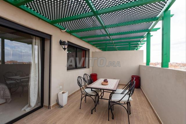 Appartement meublé avec terrasse à Louer