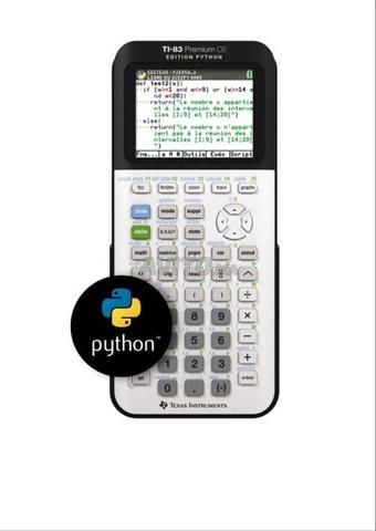 Calculatrice Texas Instruments TI 83 Python