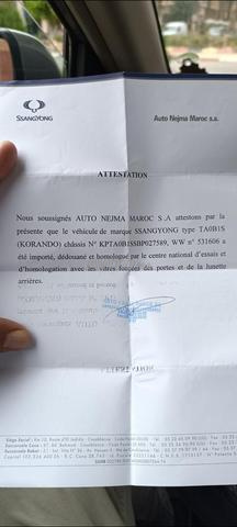 Ssangyong korando diesel importe neuf