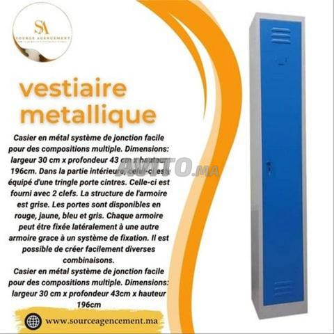 VESTIAIRE METALLIQUE 1porte