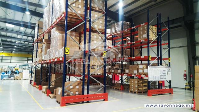 Rack à palettes métallique – Montage sur site