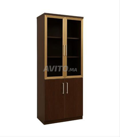 Vitrine haute deux tons – Rangement vitré