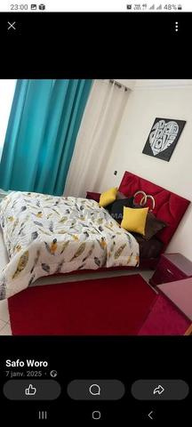 Appart bien meublé et bien situé/150dh lila