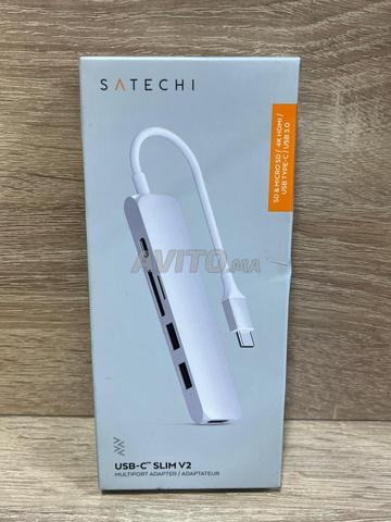 Satechi Multi-port Type-C Slim V2 Gris Sidéral