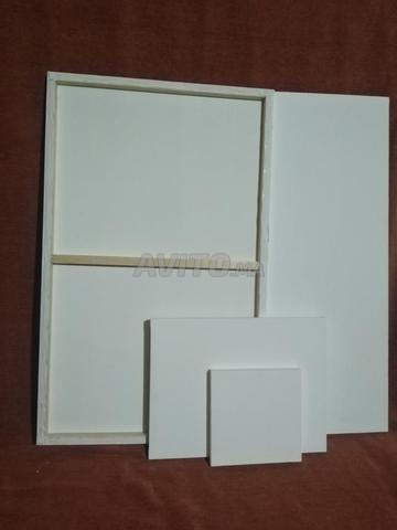 لوحات بيضاء جاهزة للرسم les tableaux canvas toile