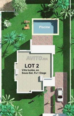 Terrain Loti pour Villa à Vendre 700 m² / Parc