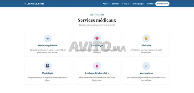 Création de site web professionnel dès 2500 DH - 2
