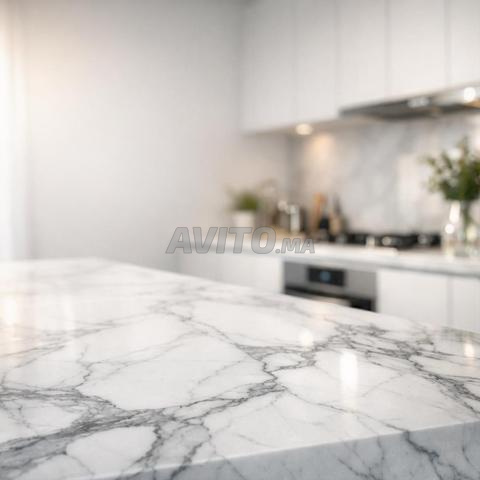 سطح عمل مطبخ رخام حسب الطلب