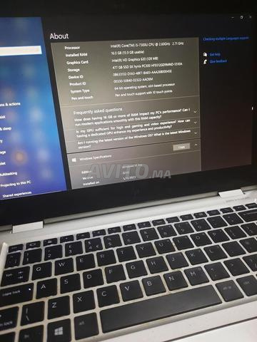 PC portable Hp EliteBook 16 GB RAM, Core i5 7th G