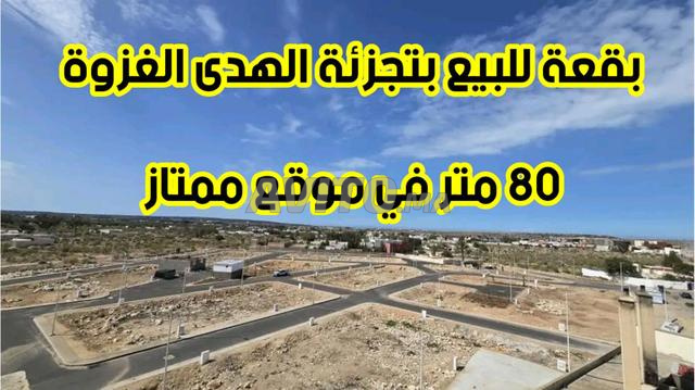 بقعة تﻴﺘﺮ 80 متر فالغزوة تجزئة الهدى ثمن 50 مليون