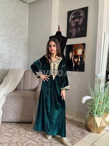 Caftans caftan moubra pour petites filles, élégant et de qualité - 2