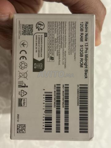 xiaomi note 13 pro 512Go