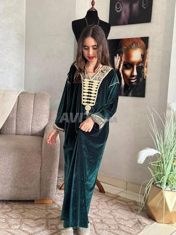 Caftan filles Caftan filles petites brodé, moiré, magnifique
