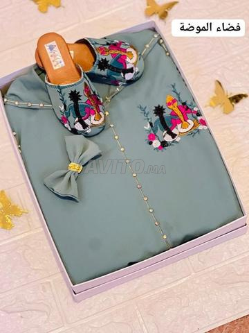 Djellaba pour filles, magnifique et très élégante, trois pièces - 2