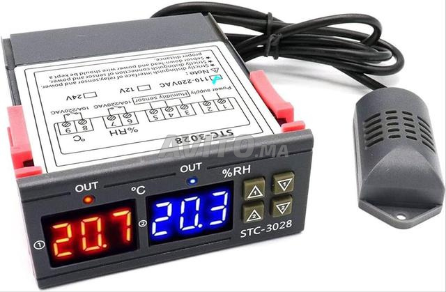 double thermostat régulateur température humidité