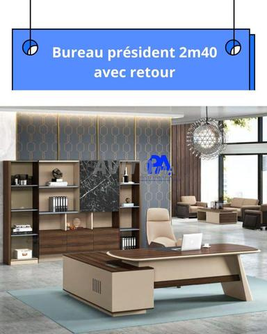 Mobilier collectif bureau/chaise/fauteuil