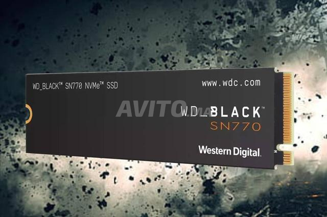 SSD nvme Western Digital WD BLACK SN770 1TB NEUF