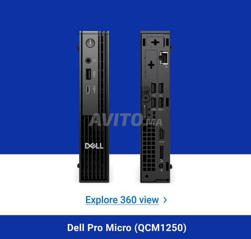 جهاز كمبيوتر صغير قوي Dell Pro Micro QCM1250 I5 Ultra