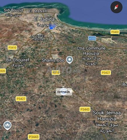 Terrain agricole 3486m² croisement Route tliyta