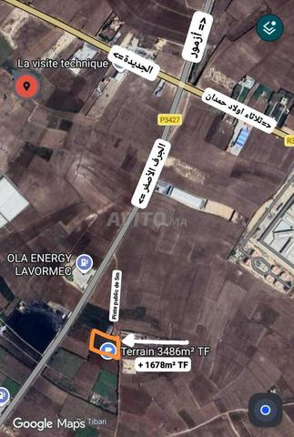 Terrain agricole 3486m² croisement Route tliyta