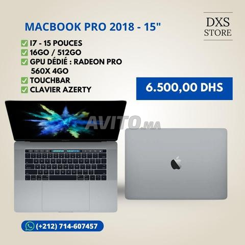 MacBook Pro 2018 - i7 15'' - 16/512