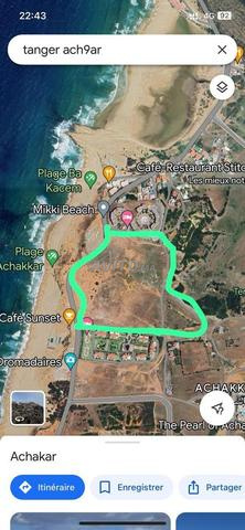 Terrain de 13 hectares à Achakar en bord de mer