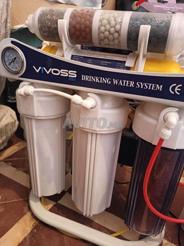 Filtre à eau 7 étapes, fonctionne bien, encore propre