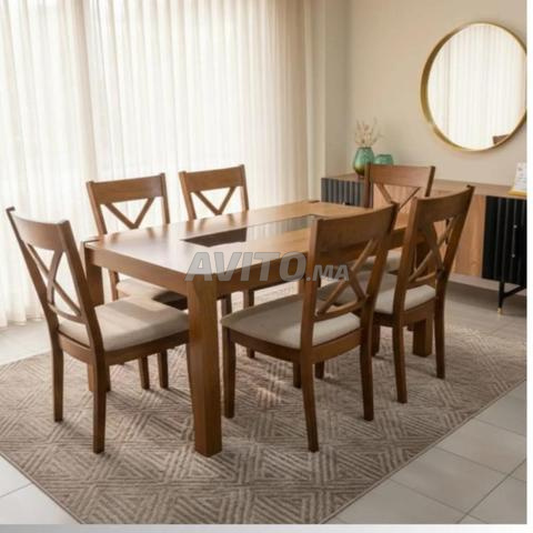 Table à Manger DOLLY – Ensemble 6 Chaises