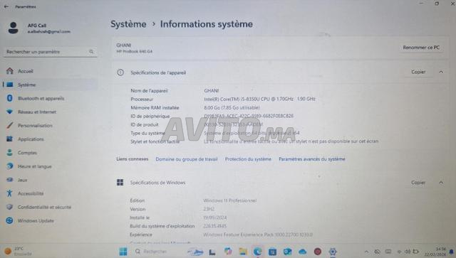 HP ProBook 640 G4 الجيل الثامن