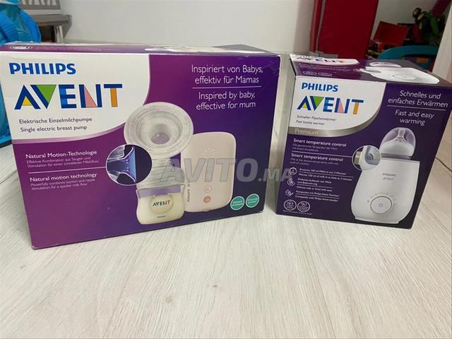 Lot bébé tire-lait, chauffe biberon avent neuf