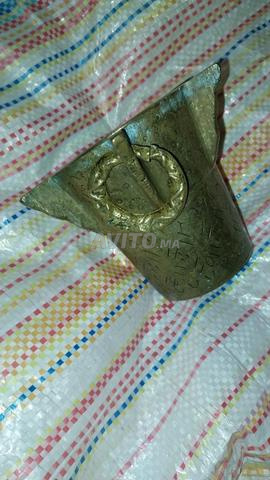 Mortier marocain authentique de Djedda - 6 côtés et gravure à la main à vendre